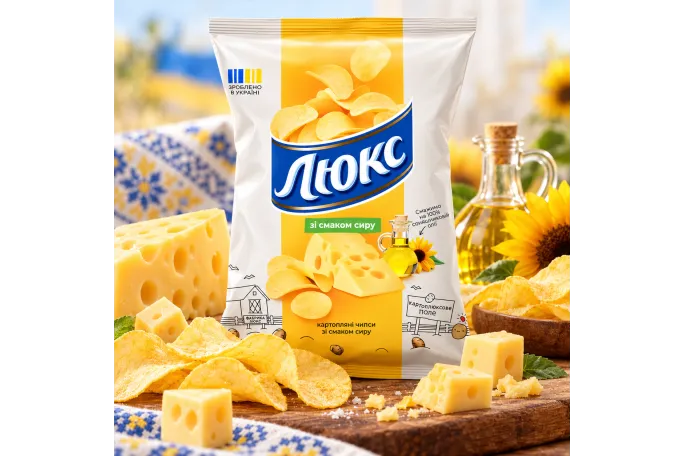 Bulvių traškučiai „Lux“ sūrio skonio, 125 g